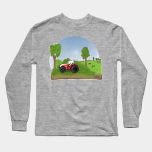 Tractor farming Long Sleeve T-Shirt
